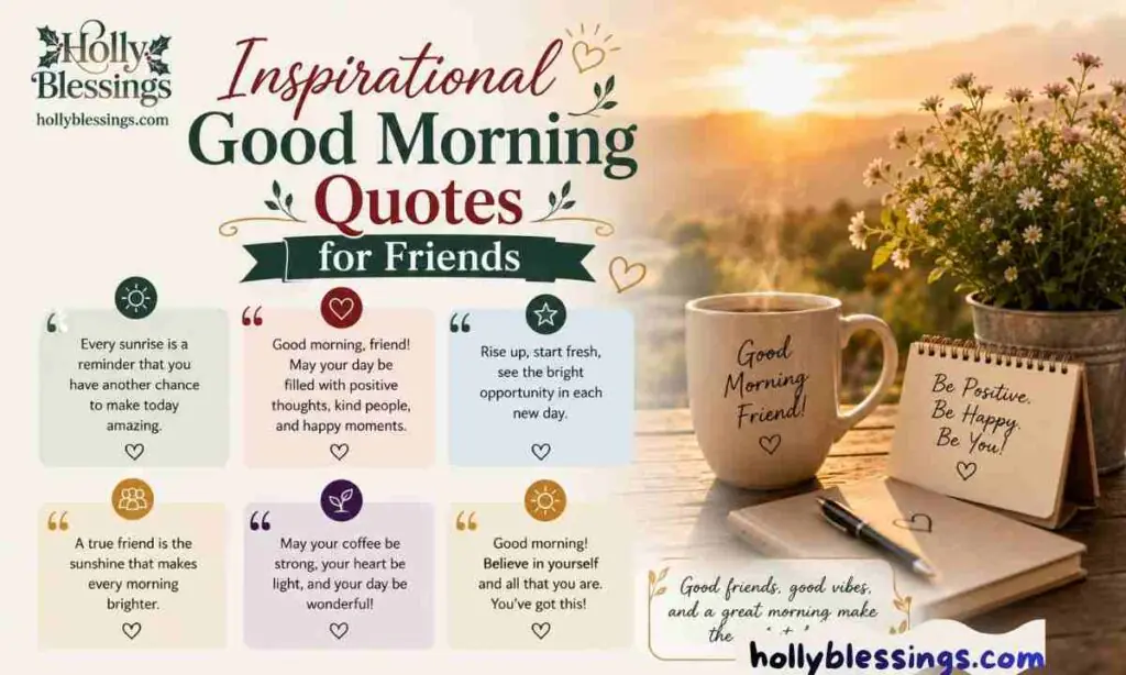 Inspirational Good Morning Quotes for Friends