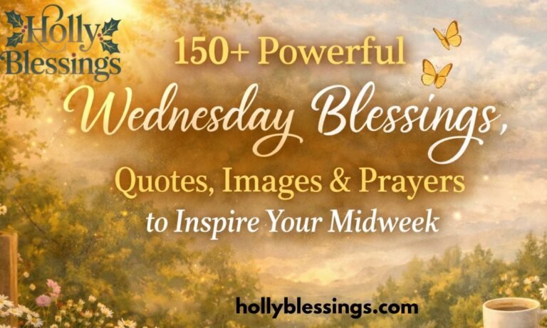 150+ Powerful Wednesday Blessings, Quotes, Images & Prayers to Inspire Your Midweek
