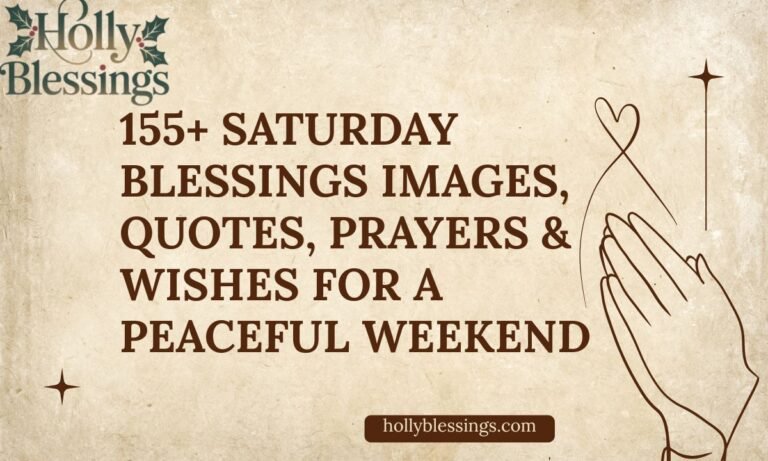 155+ Saturday Blessings Images, Quotes, Prayers & Wishes for a Peaceful Weekend