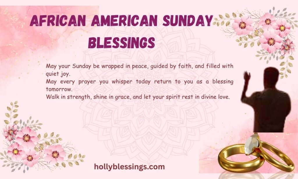 African American Sunday Blessings