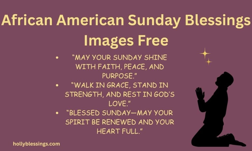 African American Sunday Blessings Images Free