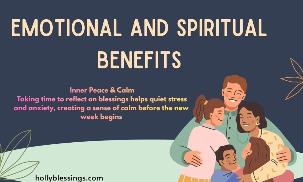 Emotional and Spiritual Benefits