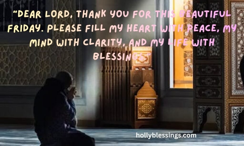 Friday morning blessings and prayers