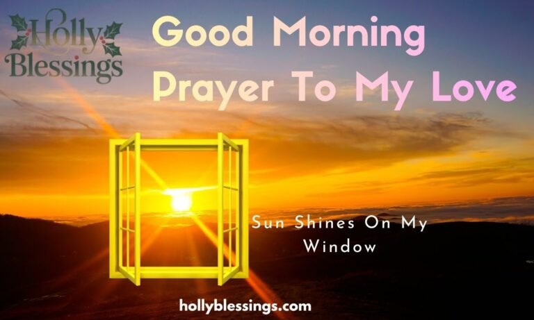 Good Morning Prayer To My Love