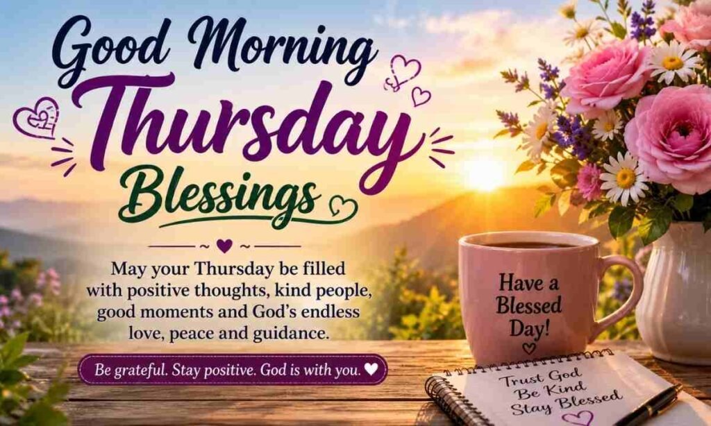 Good Morning Thursday Blessings