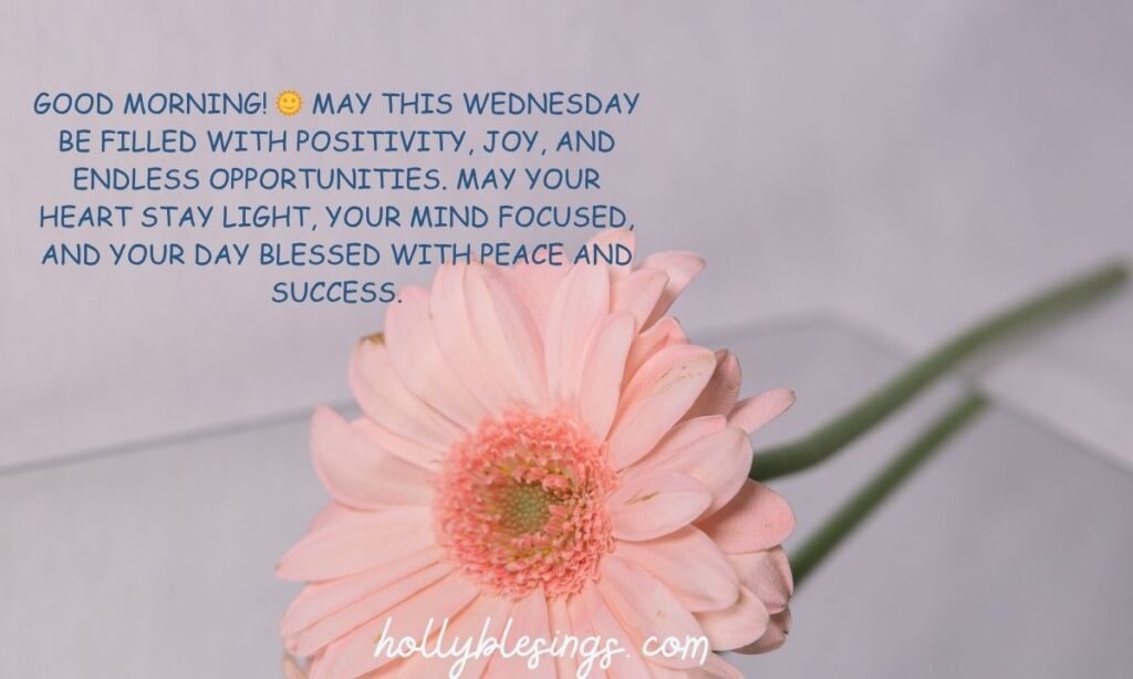 Positive Good Morning Wednesday Blessings