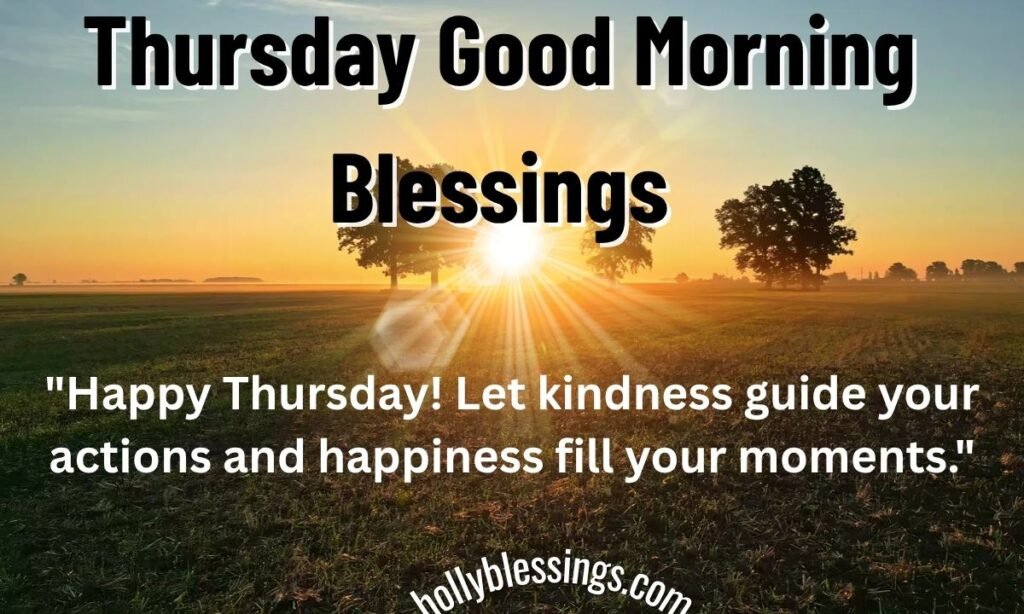 Thursday Good Morning Blessings