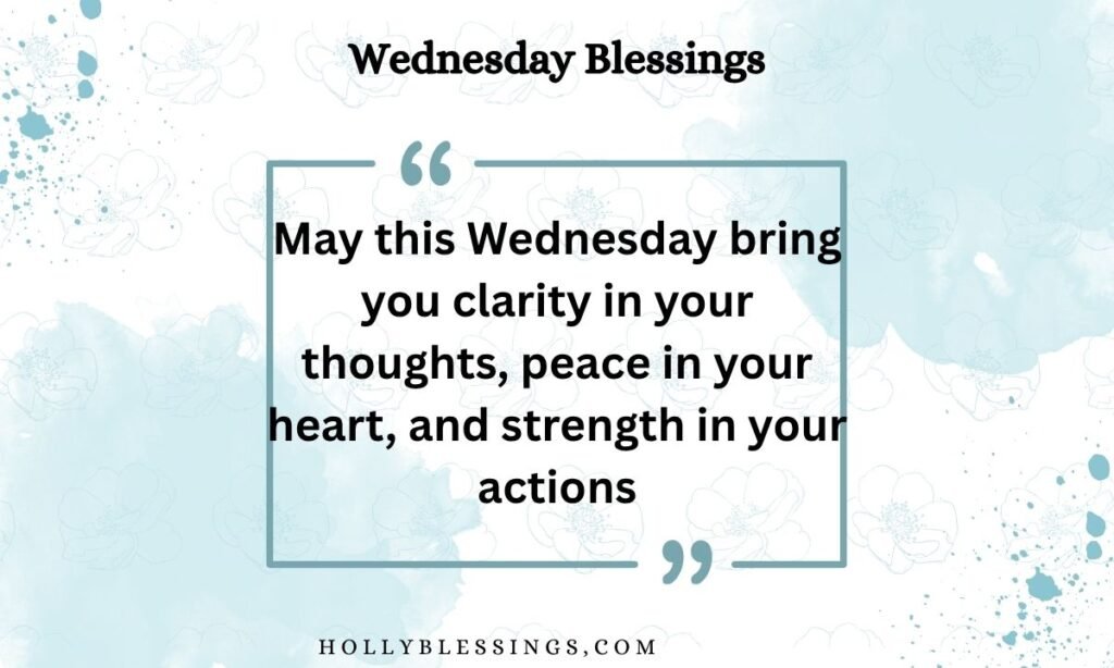 Wednesday Blessings