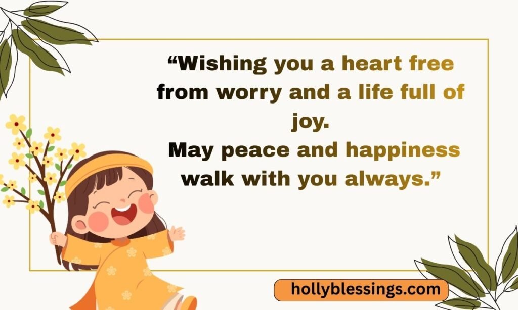 blessings for peace and happines