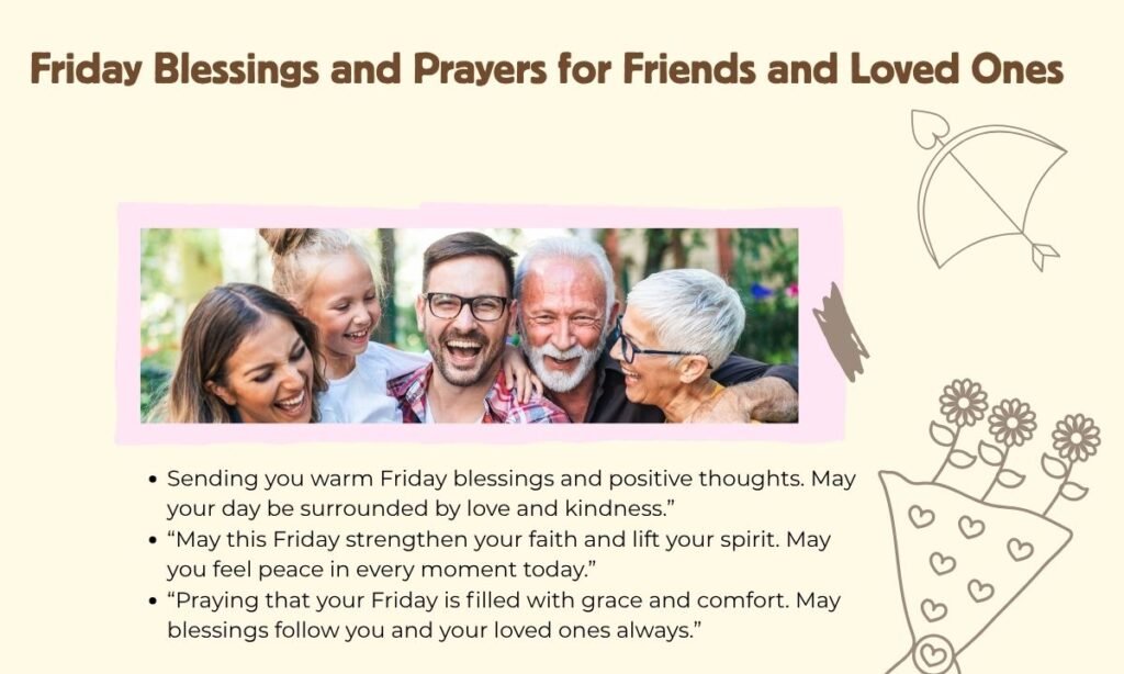 friday Blessings and Prayers for Friends and Loved Ones
