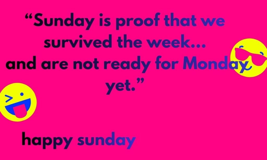 funny sunday evening