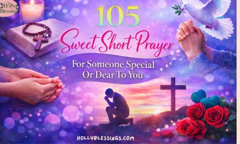 105 Sweet Short Prayer For Someone Special Or Dear To You