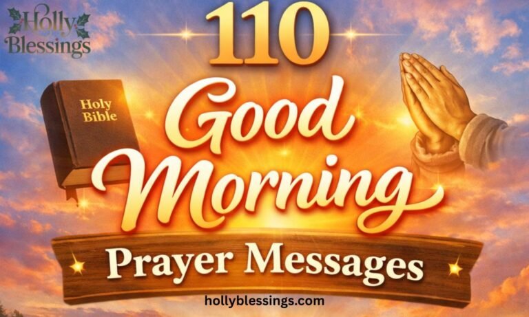 110 Good Morning Prayer Message