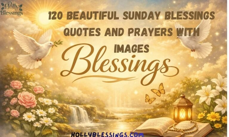 120 Beautiful Sunday Blessings Quotes and Prayers with Images