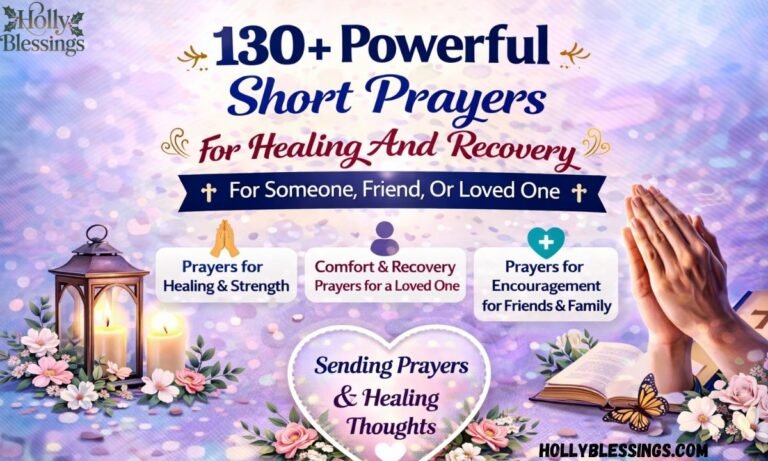130+ Powerful Short Prayers For Healing And Recovery For Someone, Friend, Or Loved One