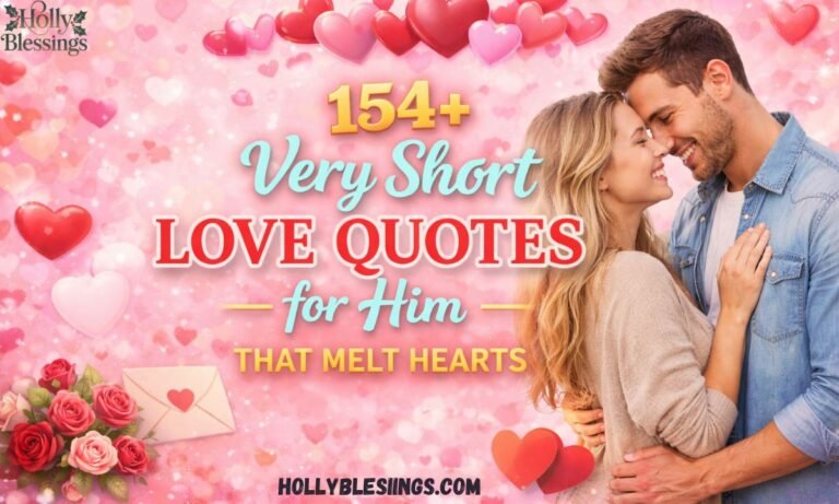 154+ Very Short Love Quotes for Him That Melt Hearts
