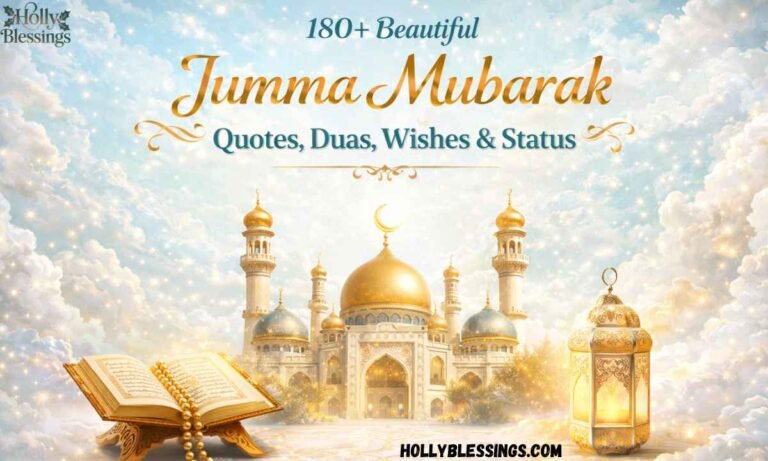 180+ Beautiful Jumma Mubarak Quotes, Duas, Wishes & Status
