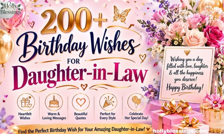 200+ Birthday Wishes for Daughter-in-Law