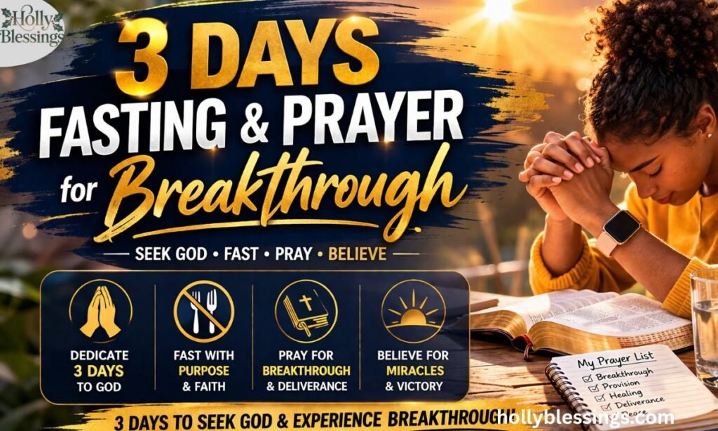 3 Days Fasting and Prayer for Breakthrough
