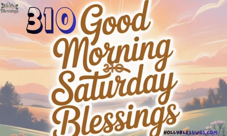 310+ Good Morning Saturday Blessings, Images & Greetings to Brighten Your Weekend