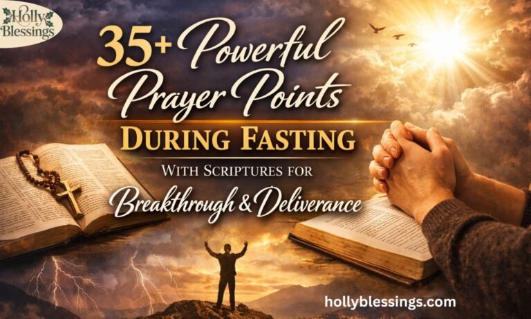 35+ Powerful Prayer Points During Fasting With Scriptures for Breakthrough & Deliverance