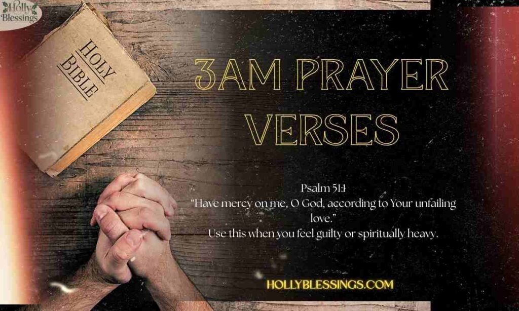 3AM Prayer Verses