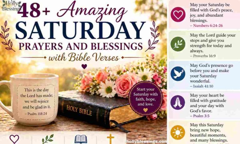48+ Amazing Saturday Prayers and Blessings with Bible Verses