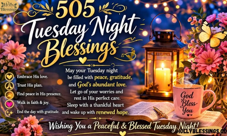 505 Tuesday Night Blessings Images and Quotes