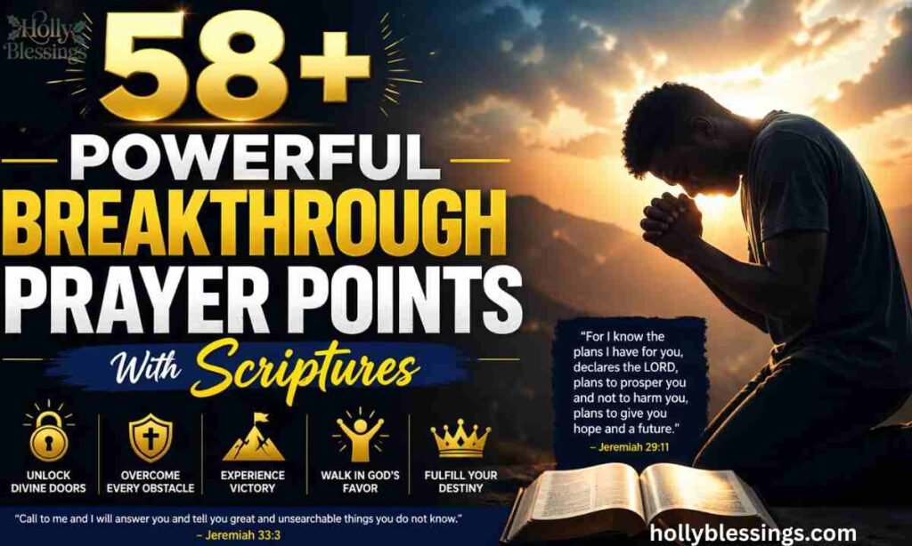 58+ Powerful Breakthrough Prayer Points With Scriptures