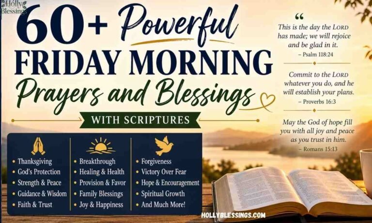 60+ Powerful Friday Morning Prayers and Blessings with Scriptures