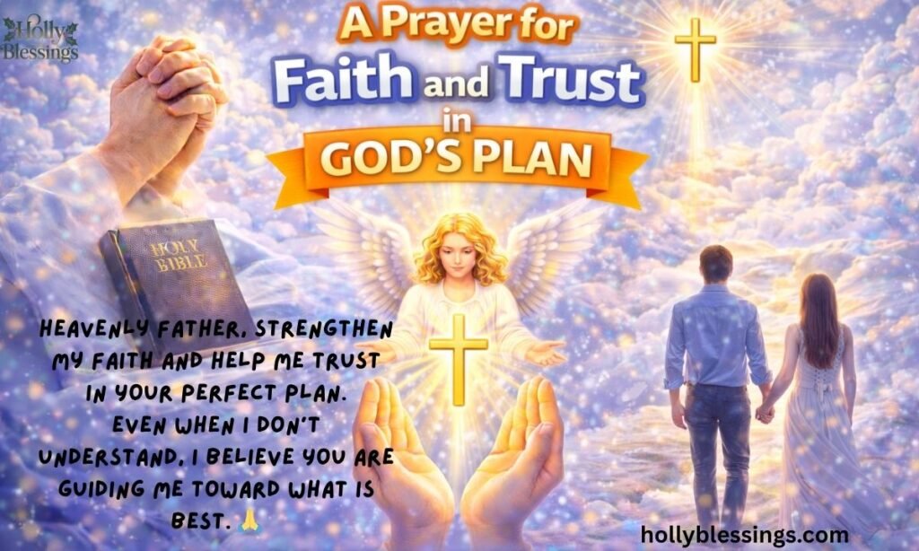 A Prayer for Faith and Trust in God's Plan