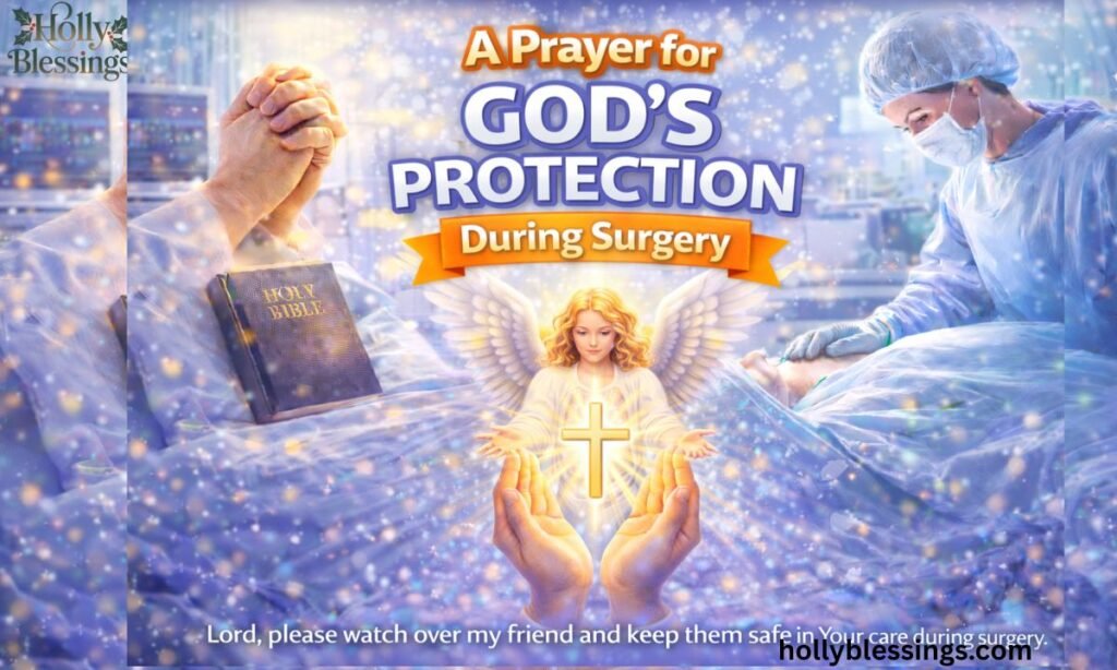 A Prayer for God's Protection During Surgery