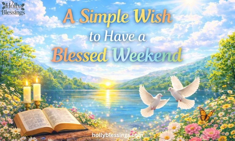 A Simple Wish to Have a Blessed Weekend