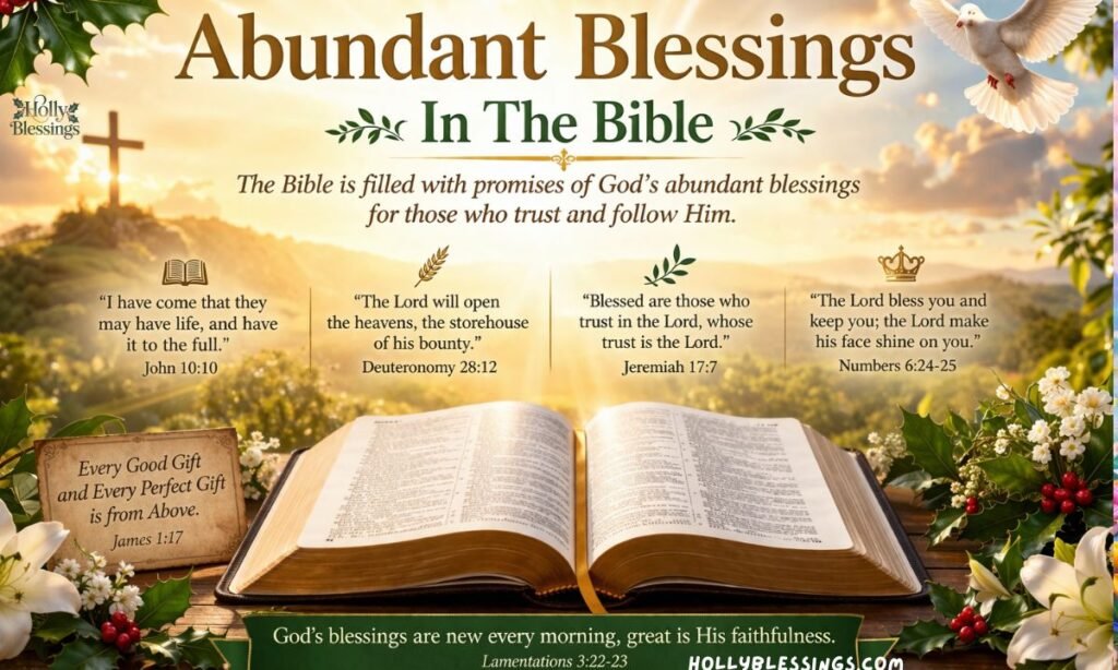 Abundant Blessings In The Bible