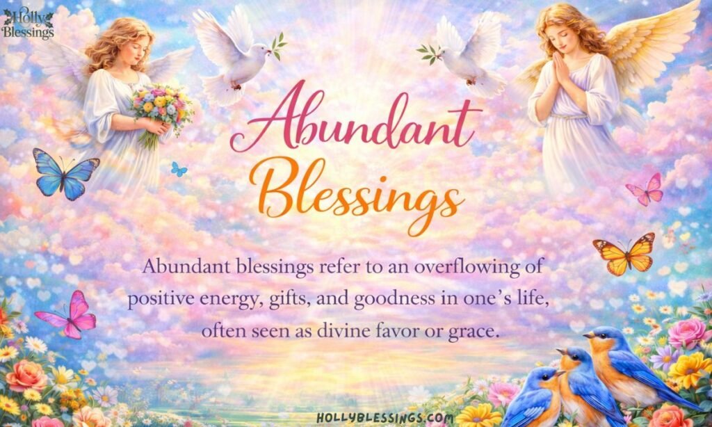 Abundant Blessings Meaning