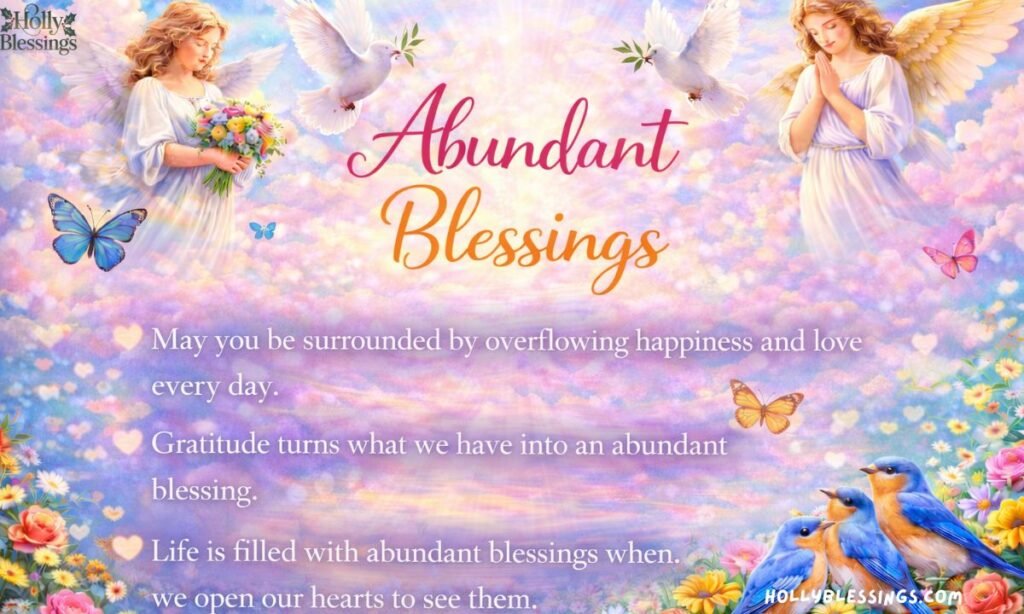 Abundant Blessings Quotes 