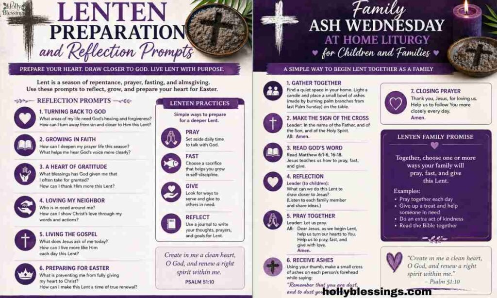 Ash Wednesday at Home Liturgy for Children and Families