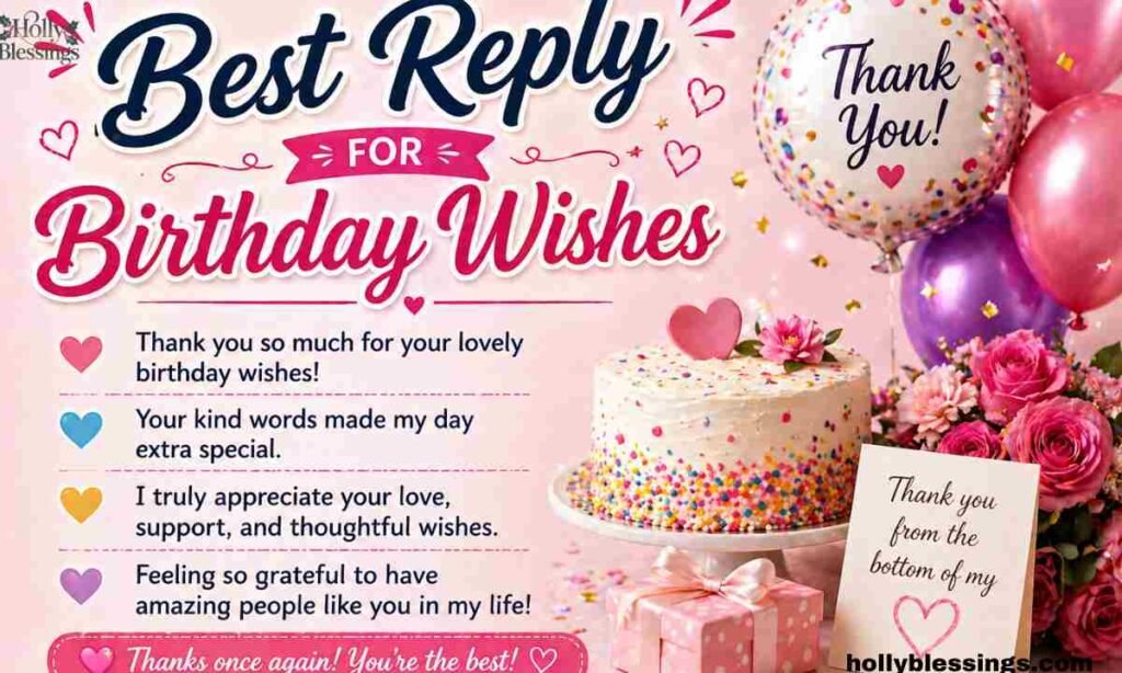 Best Reply for Birthday Wishes