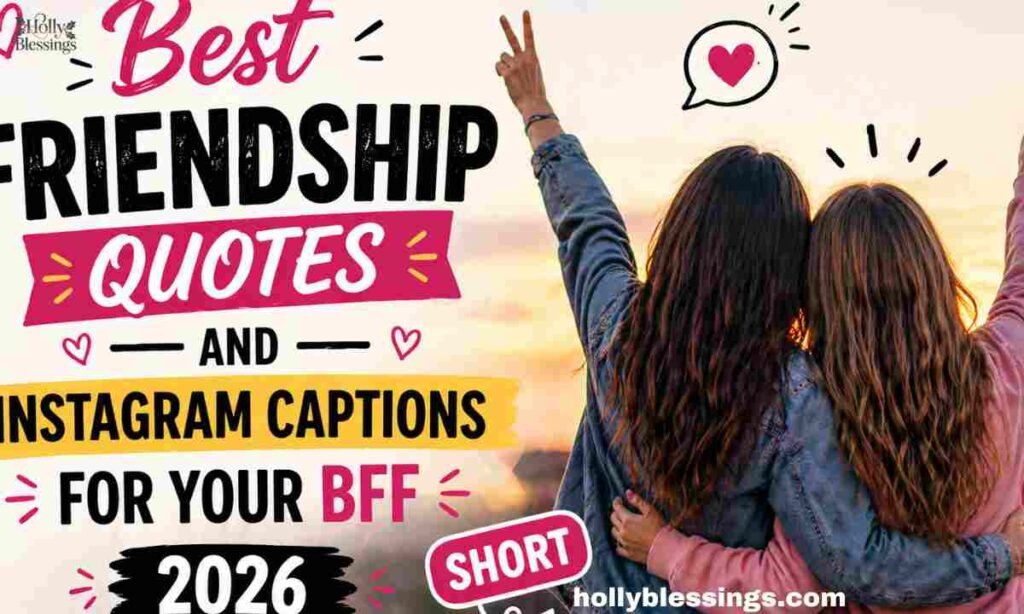 Best Friendship Quotes and Instagram Captions for Your BFF 2026 Short