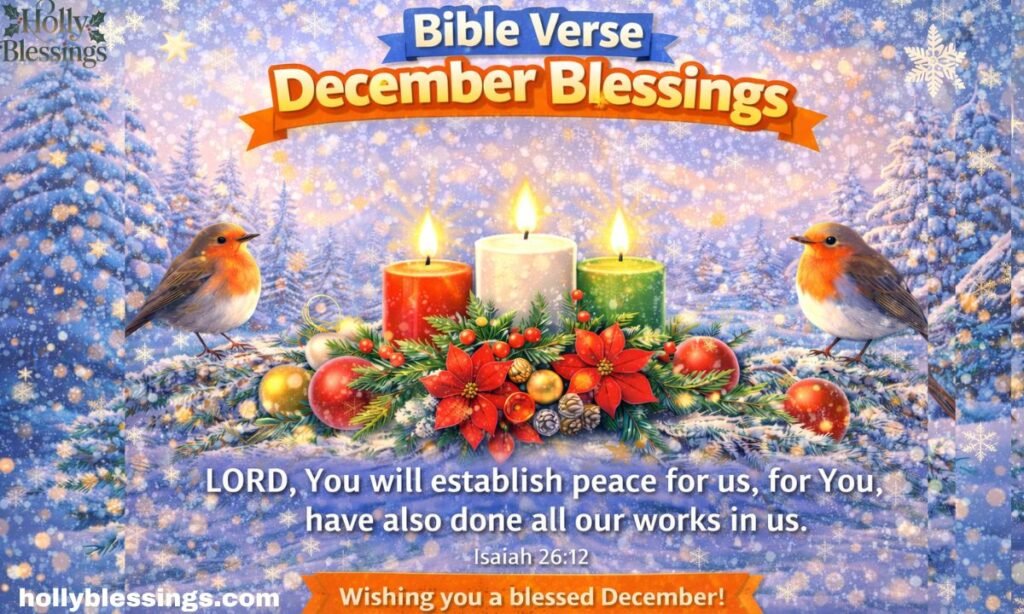 Bible Verse December Blessings