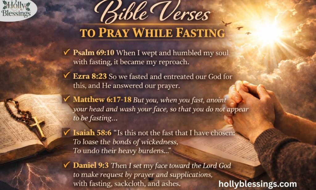 Bible Verses to Pray While Fasting