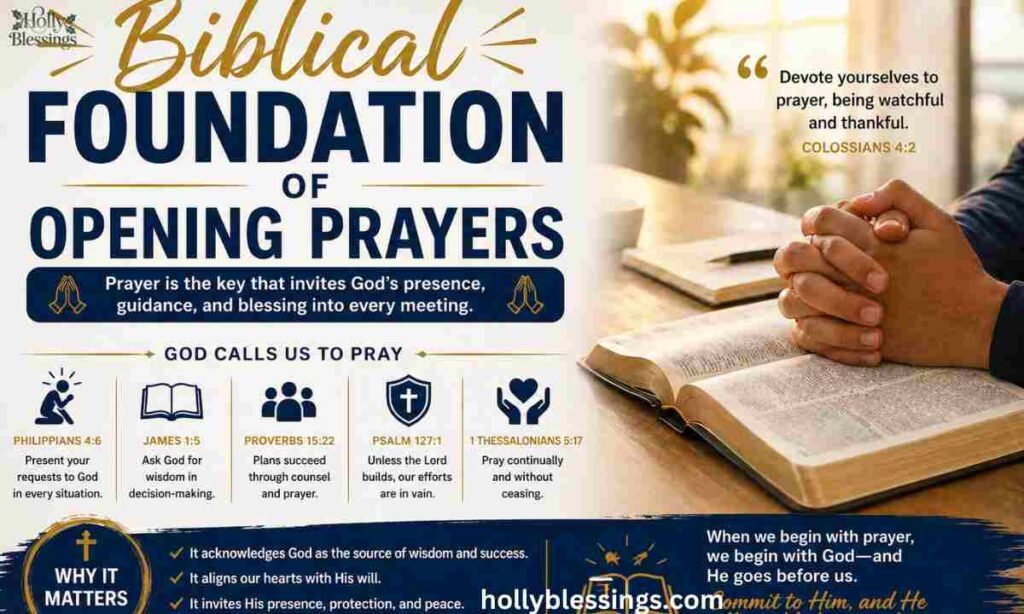 Biblical Foundation of Opening Prayers