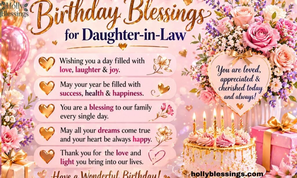 Birthday Blessings for Daughter-in-Law