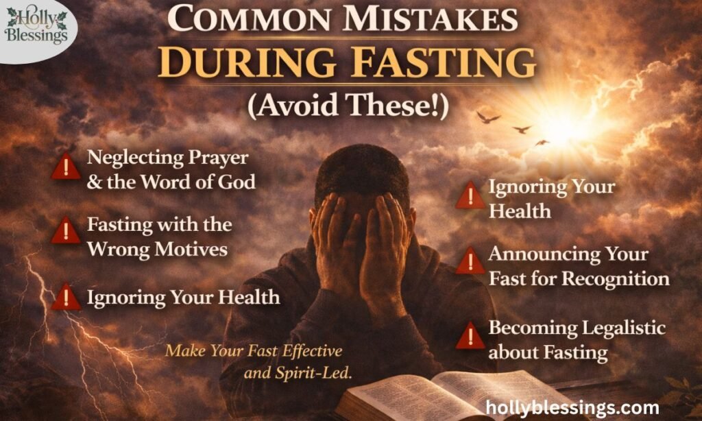 Common Mistakes During Fasting (Avoid These!)