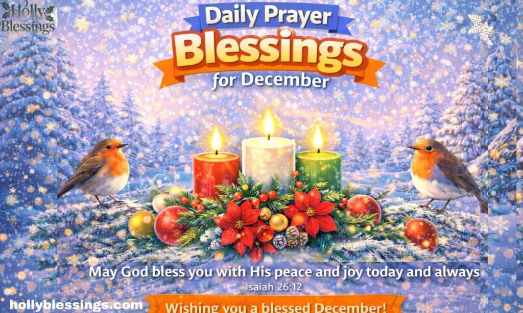 Daily Prayer Blessings for December