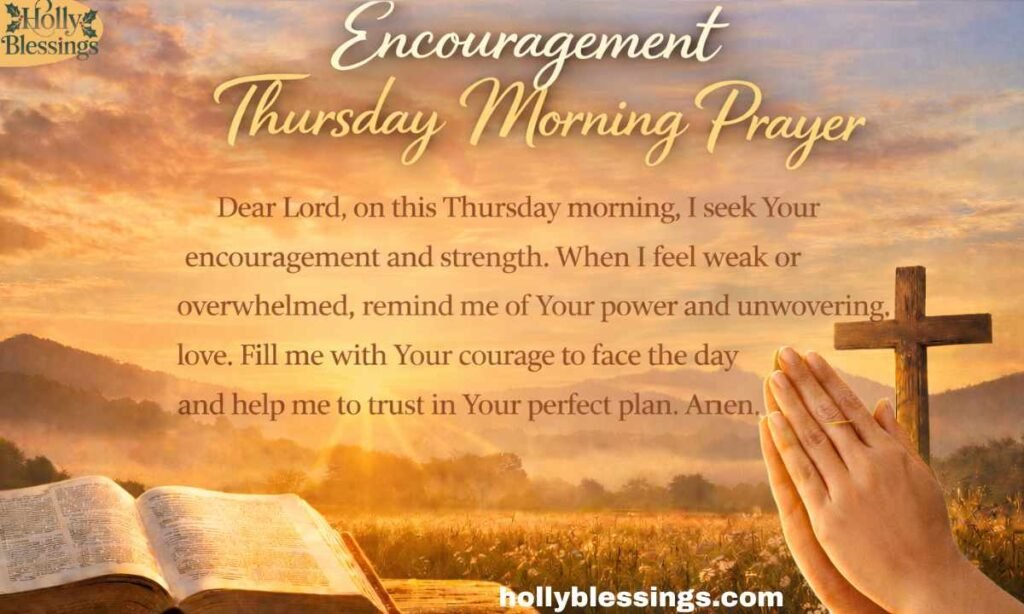 Encouragement Thursday Morning Prayer