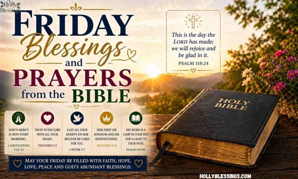 Friday Blessings and Prayers from the Bible