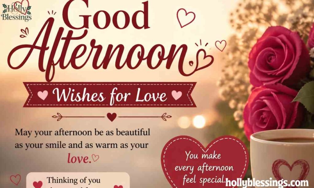 Good Afternoon Wishes for Love