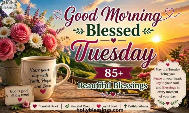 Good Morning Blessed Tuesday: 85+ Beautiful Blessings to Start Your Day Right