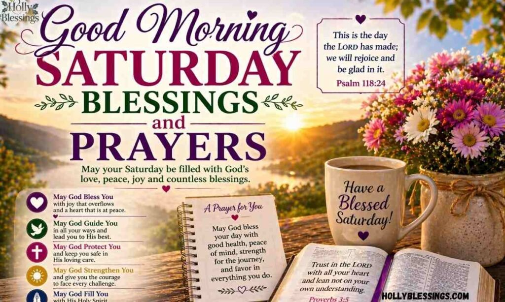 Good Morning Saturday Blessings and Prayers